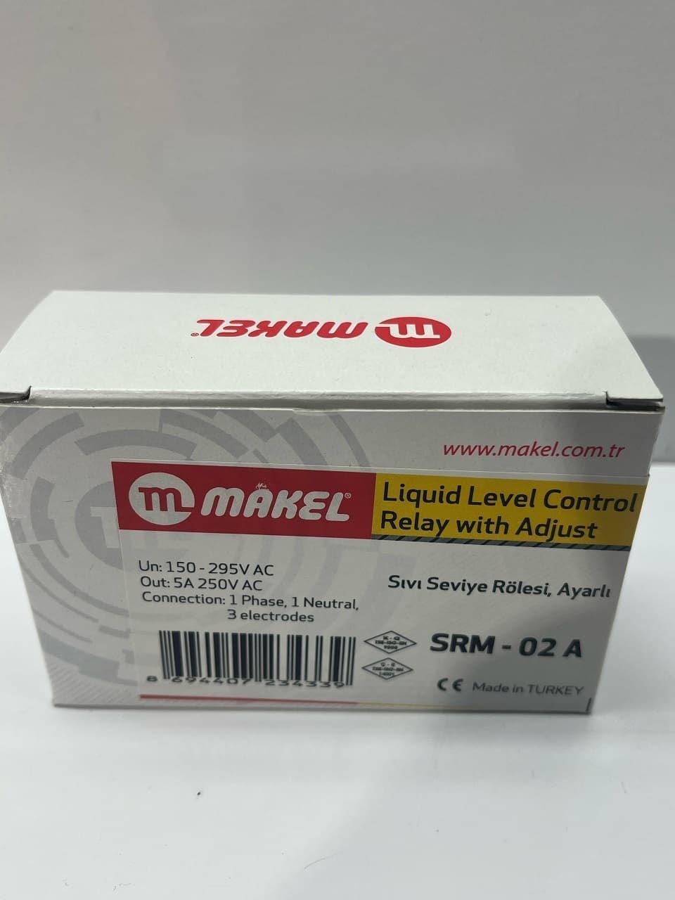 Sıvı Seviye Rolesi Ayarlı SRM-02A