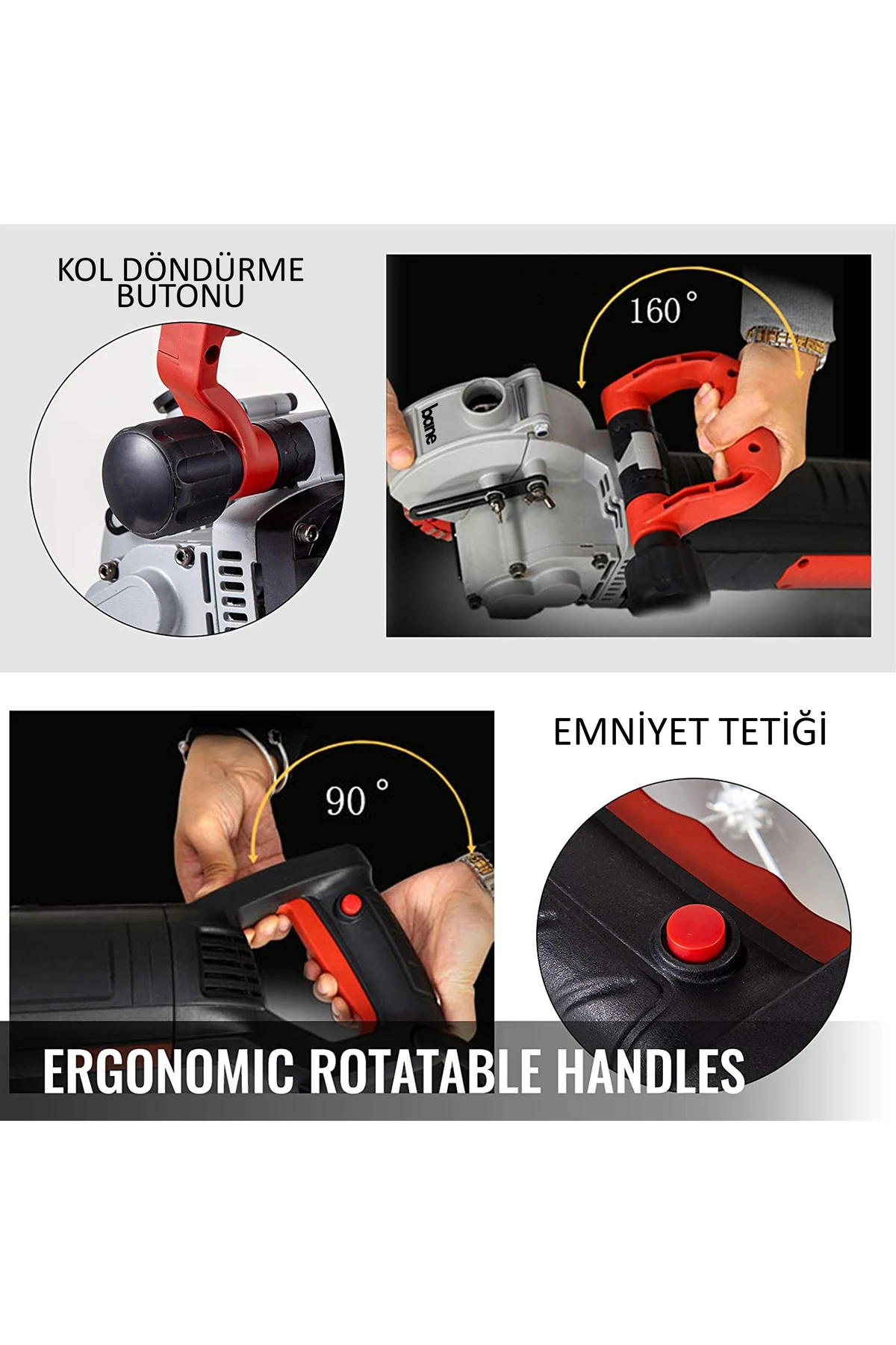 2400 W Elektrikli Duvar Oluk Kanal Açma Duvar Kesme ve Elektrik Kablosu Yerleştirme Makinesi