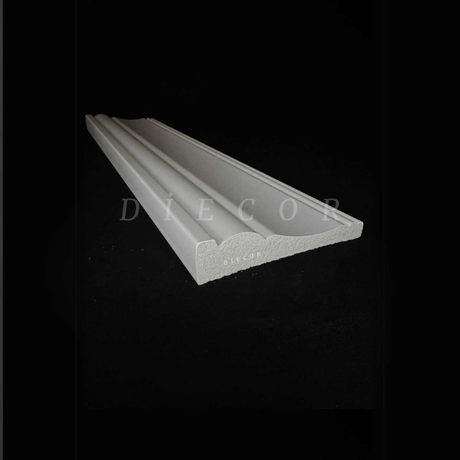 Dekoratif Boyanabilir 1 Adet 9 cm Polistren Süpürgelik