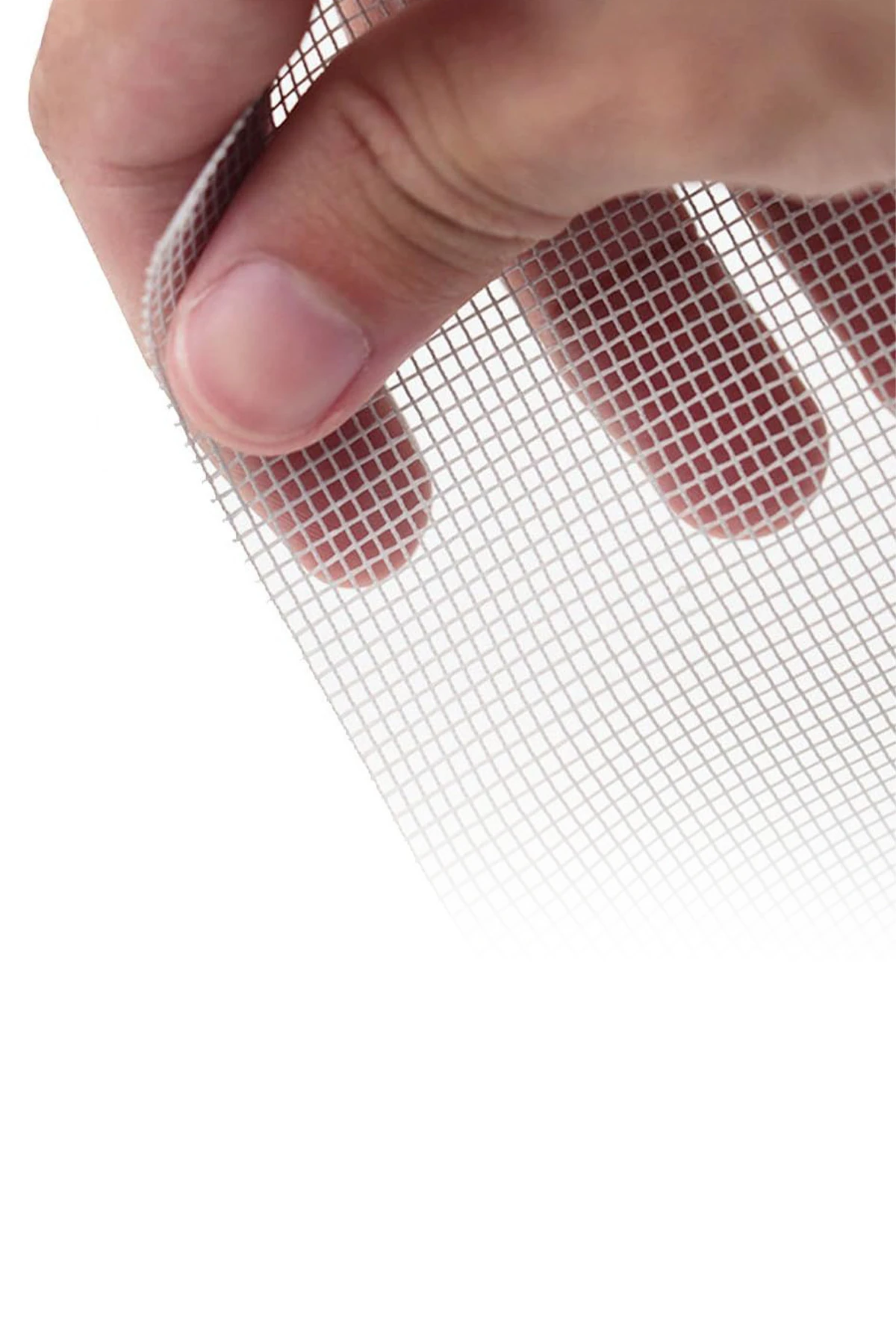 Pencere Sinekliği 130x150 Cm Çift Taraflı Bantlı Sinek Önleyici Kovucu Tül Perde Kapı Sinekliği Teli