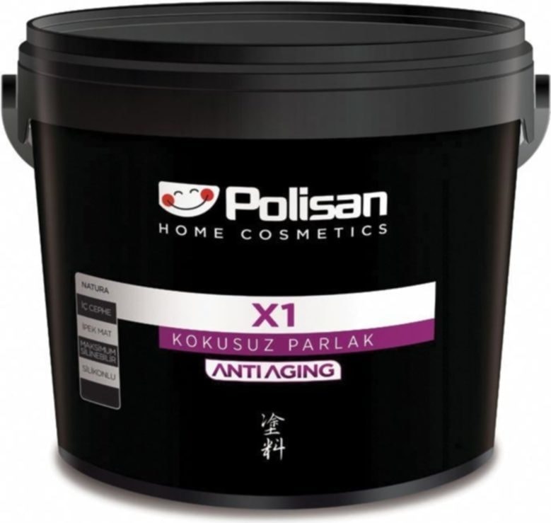 X1 Su Bazlı Parlak Boya 2,5 Lt Beyaz