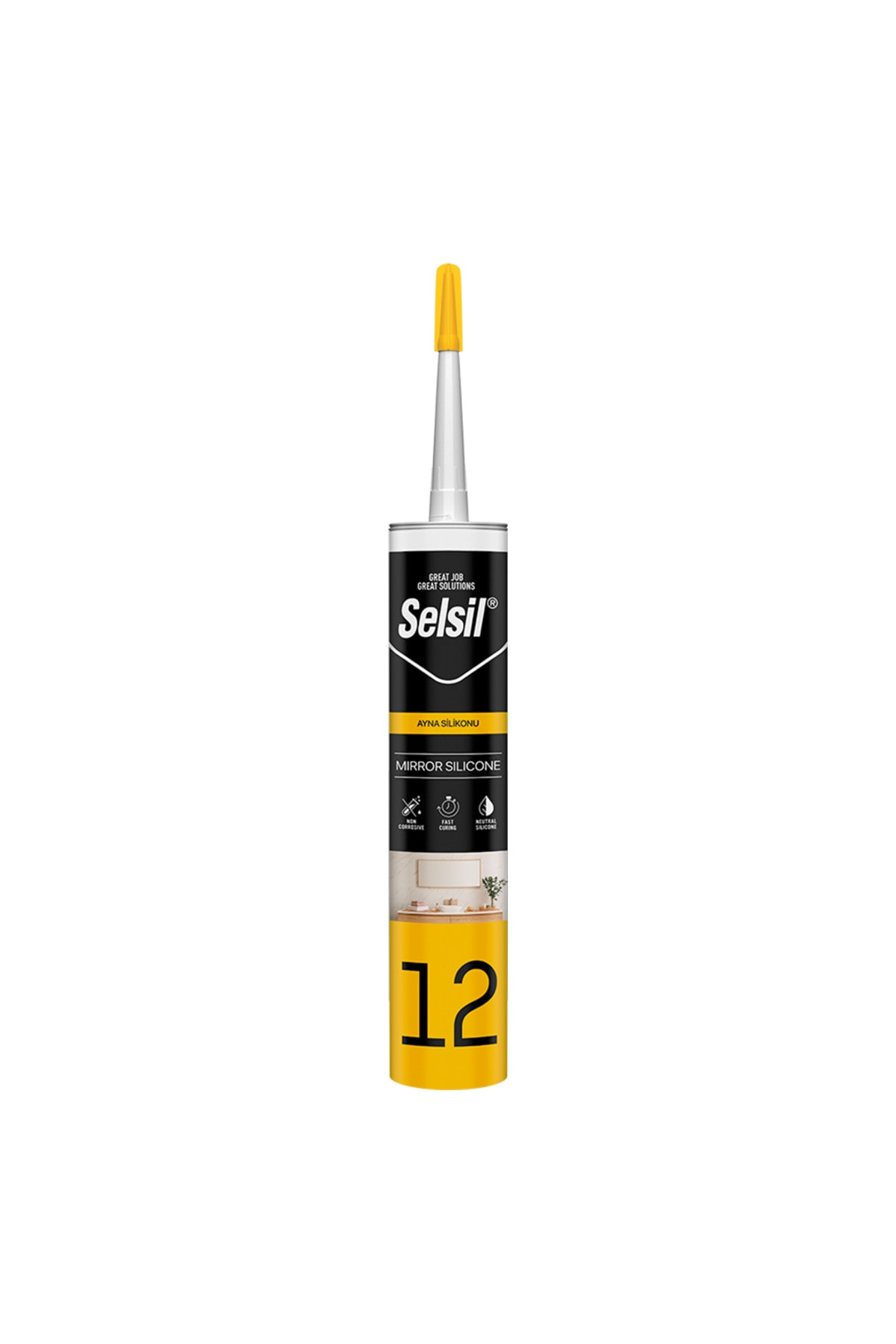 Ayna Silikonu Şeffaf 310ml