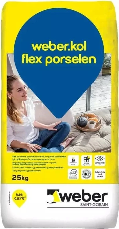 Kol Flex Porselen 25 kg Beyaz