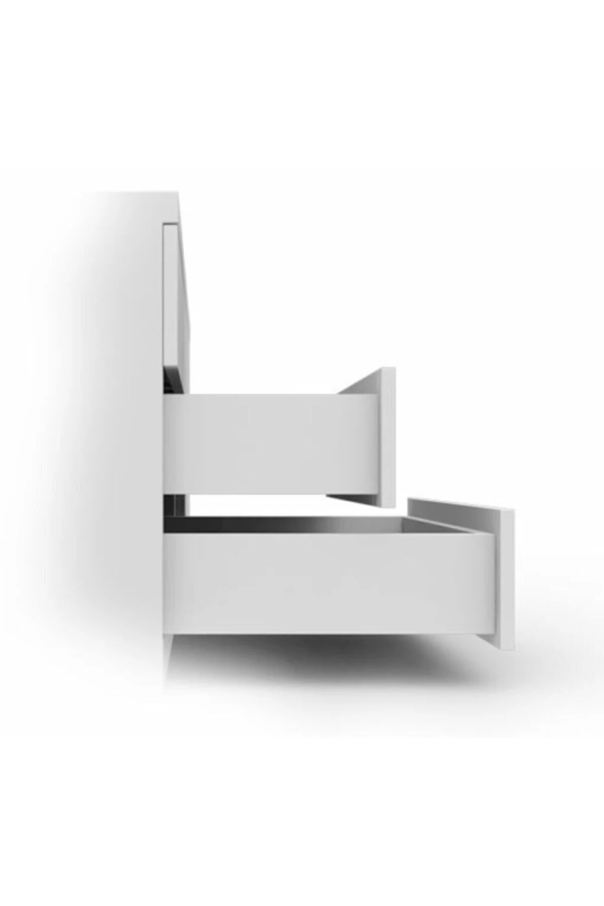 Slide Tek Açılım Frenli Ray 350 Mm 35cm (1 TAKIM) Ultimed