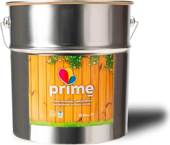 Prime Su Bazlı Renkli Ahşap Vernik - 15 Lt