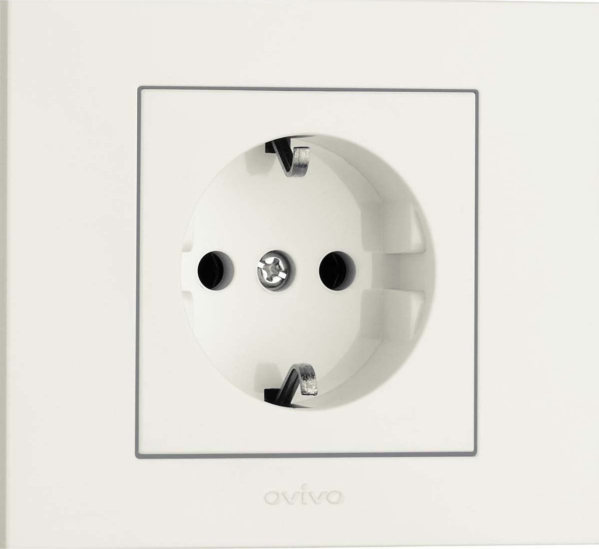 Priz Çerçeveli Beyaz 5'li