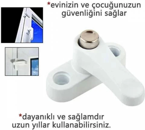 Pvc Kapı Pencere Emniyet Kilidi - Çelik