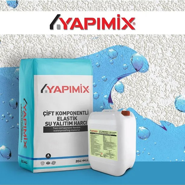 Yarı Elastik 2k (20+5kg) - Çimento ve Akrilik Bazlı Su Yalıtım Harcı