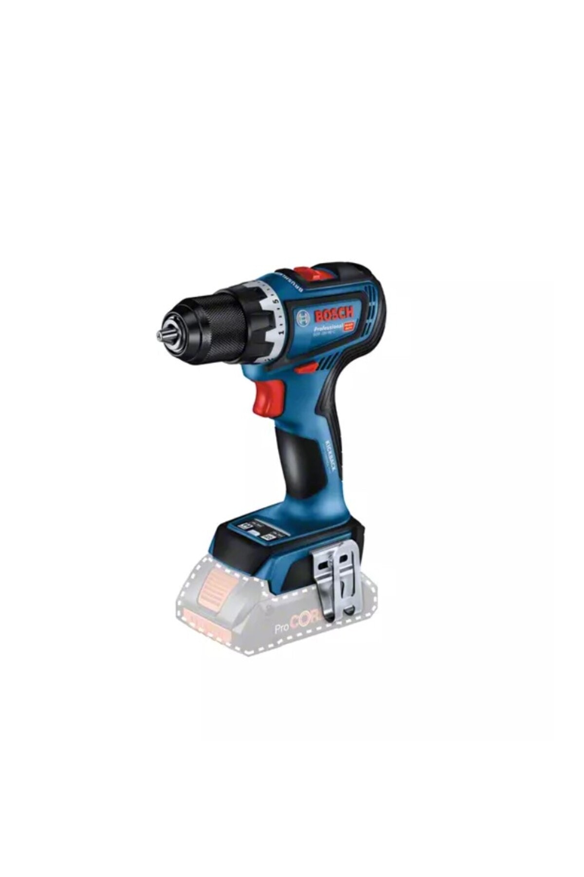 BOSCH GSR 18V-90 C AKÜLÜ DELME VİDALAMA MAKİNESİ(SOLO)