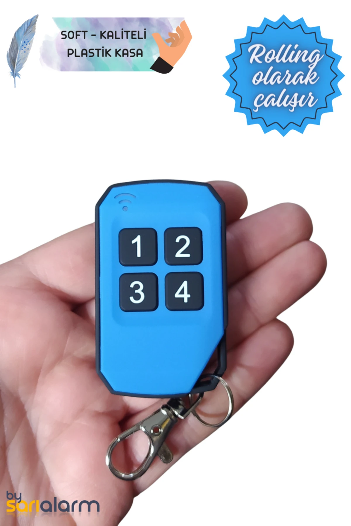 Rolling ( Nice - Bft - Hiland - Elero Vb ) Olabilen Akıllı Kumanda - Soft Gövde -