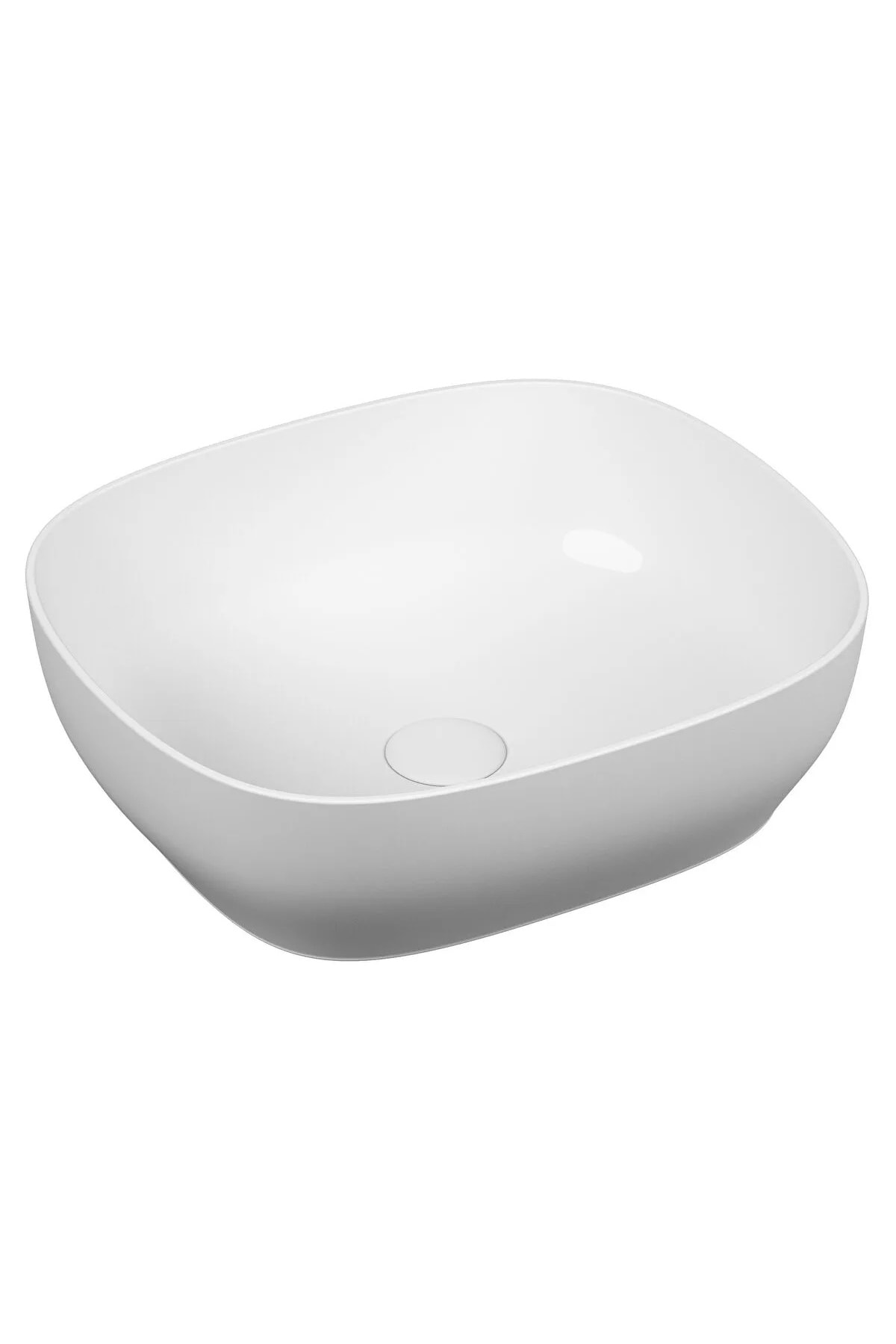 Lavabo, Outline, Kare, Çanak, 48 cm, Beyaz, 5994B403-0016