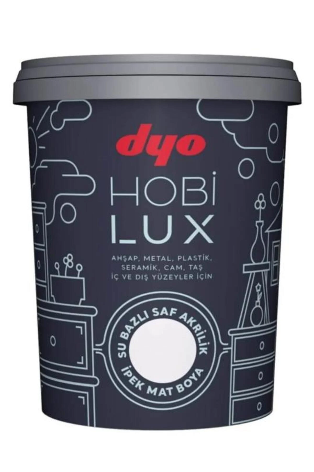 Dyo Hobilux Su Bazlı Saf Akrilik Boya Hobı Boyası 0,4 Lt