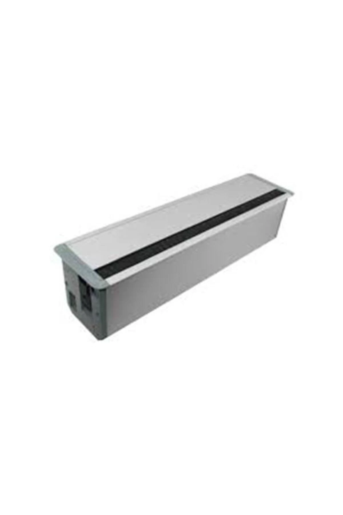 Marka (BOŞ KUTU FİYATIDIR )Alüminyum 12 Modül Kapaklı Masa Üstü Priz Kutusu