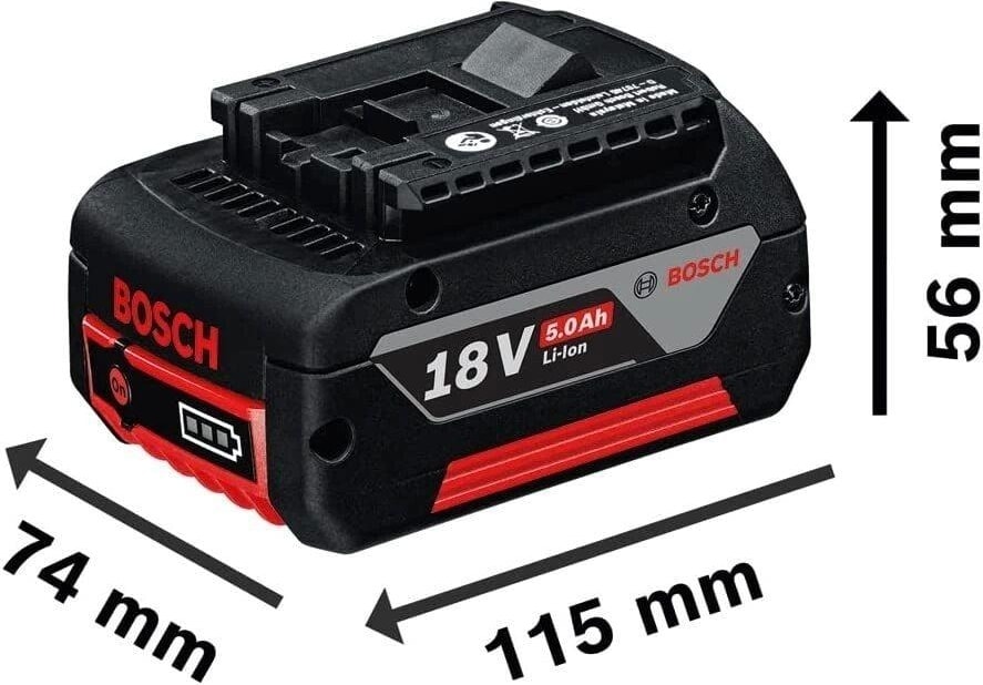 Professional 18 V. Akü Seti 2x18V 5,0 Ah Akü + GAL1880 CV Hızlı Şarj
