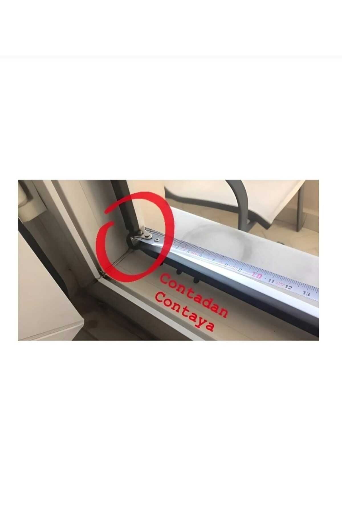 MENTEŞELİ ANTRASİT GRİ RENK PENCERE- KAPI SİNEKLİĞİ ( 150 - 180 X 80 - 100 )