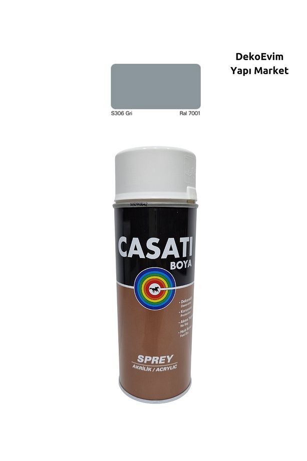 Sprey Boya S306 Gri 400 Ml.