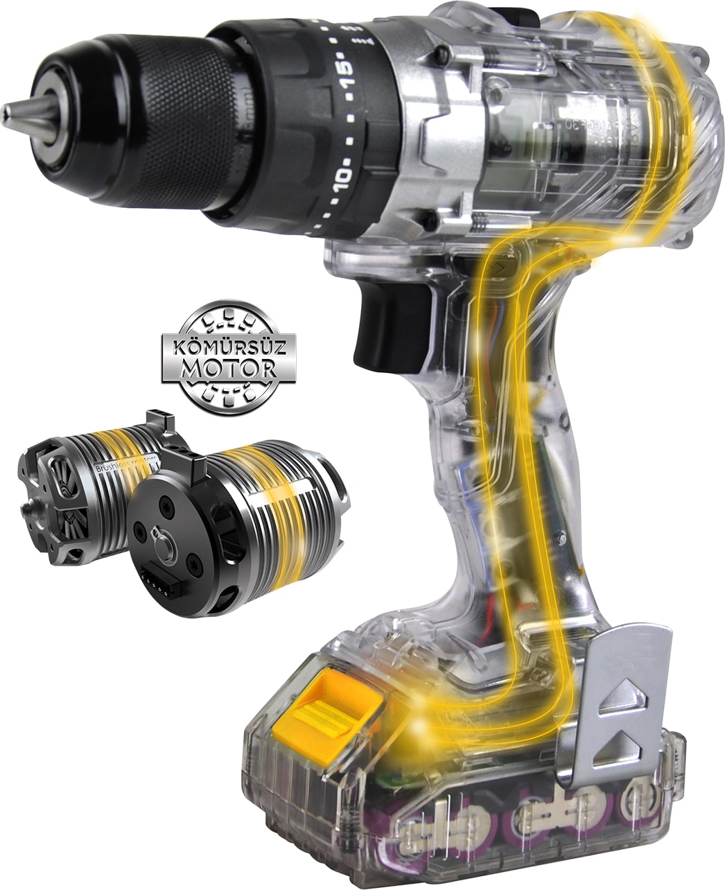 RTRMAX RTX2055 115MM 18V 4Ah Li-Ion Çift Akülü Kömürsüz Avuç Taşlama