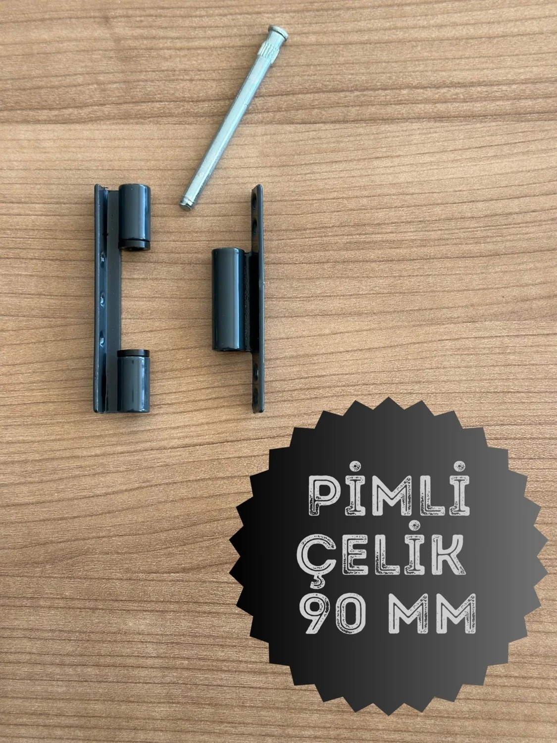 Pvc Pimapen Kapı Pencere Menteşesi Çelik 90MM /150 Adet-1 Koli) Vidalar Dahil