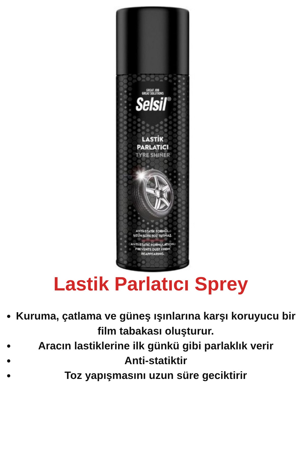 Oto Bakım Temizlik Seti Lastik Parlatıcı Uyumlu Torpido Parlatıcı Klima Temizleme Araç TemizlemeSeti