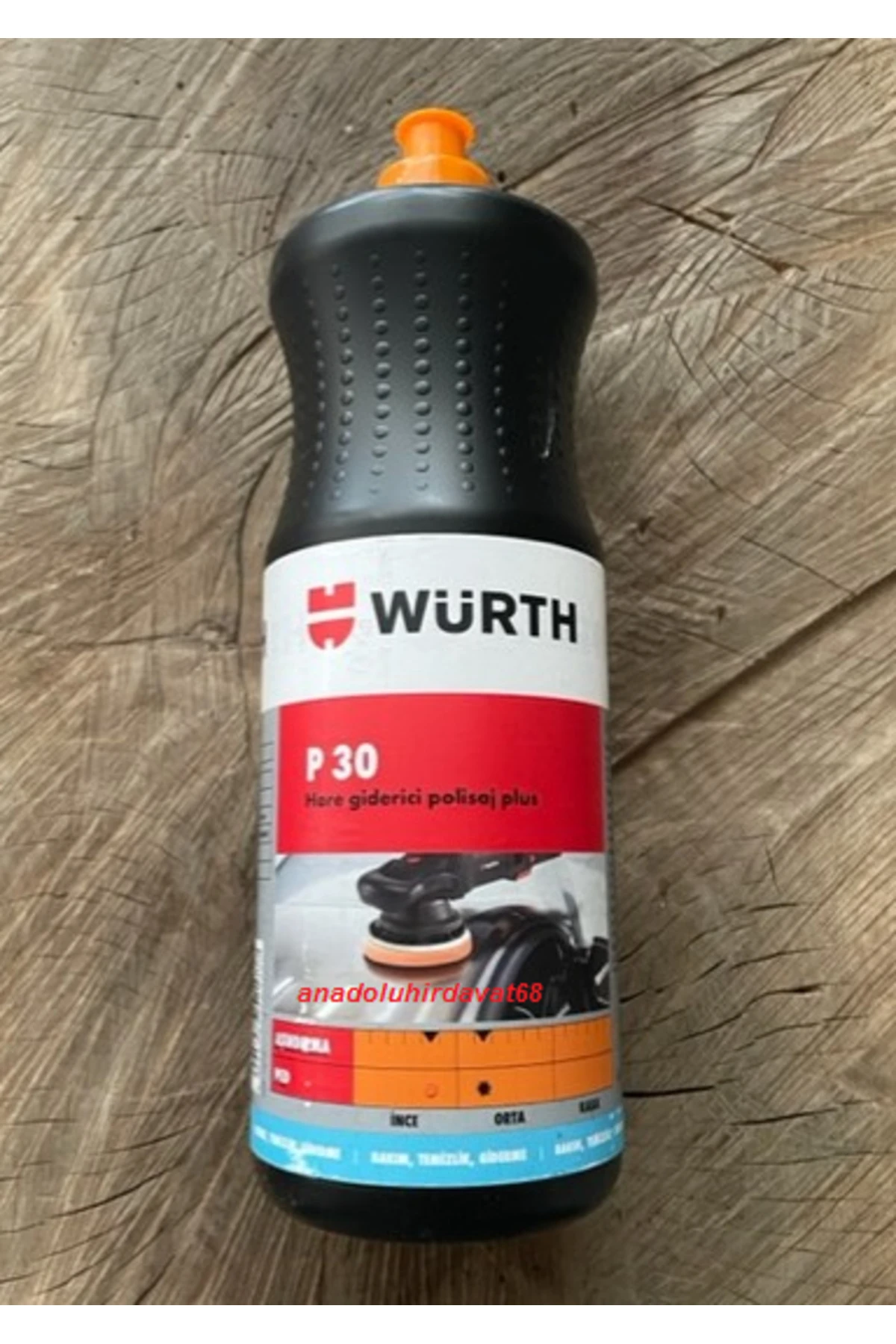 WÜRTH P30 İZ GİDERİCİ CİLA PASTA CİLA BOYA KORUMA PASTA CİLASI 1000GR