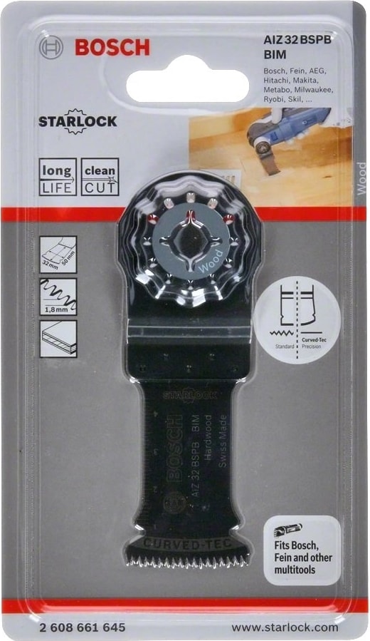 BOSCH Aız 32 Bspb Gop-Pmf Çok Amaçlı Raspa Makina Bıçağı Ahşap Için (2608664471)