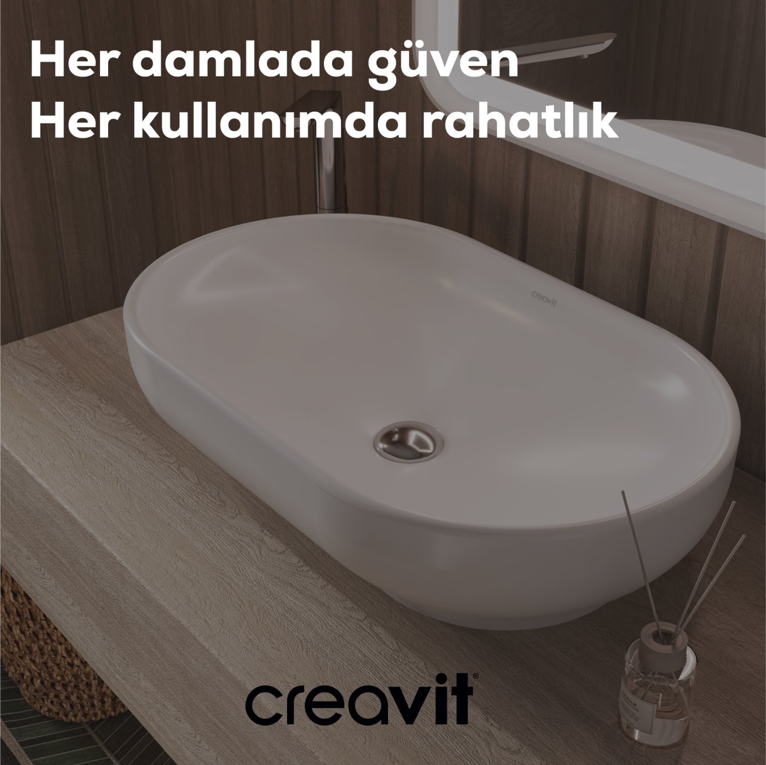 Lavabo Sifon Başlığı (Taşmasız) 54MM