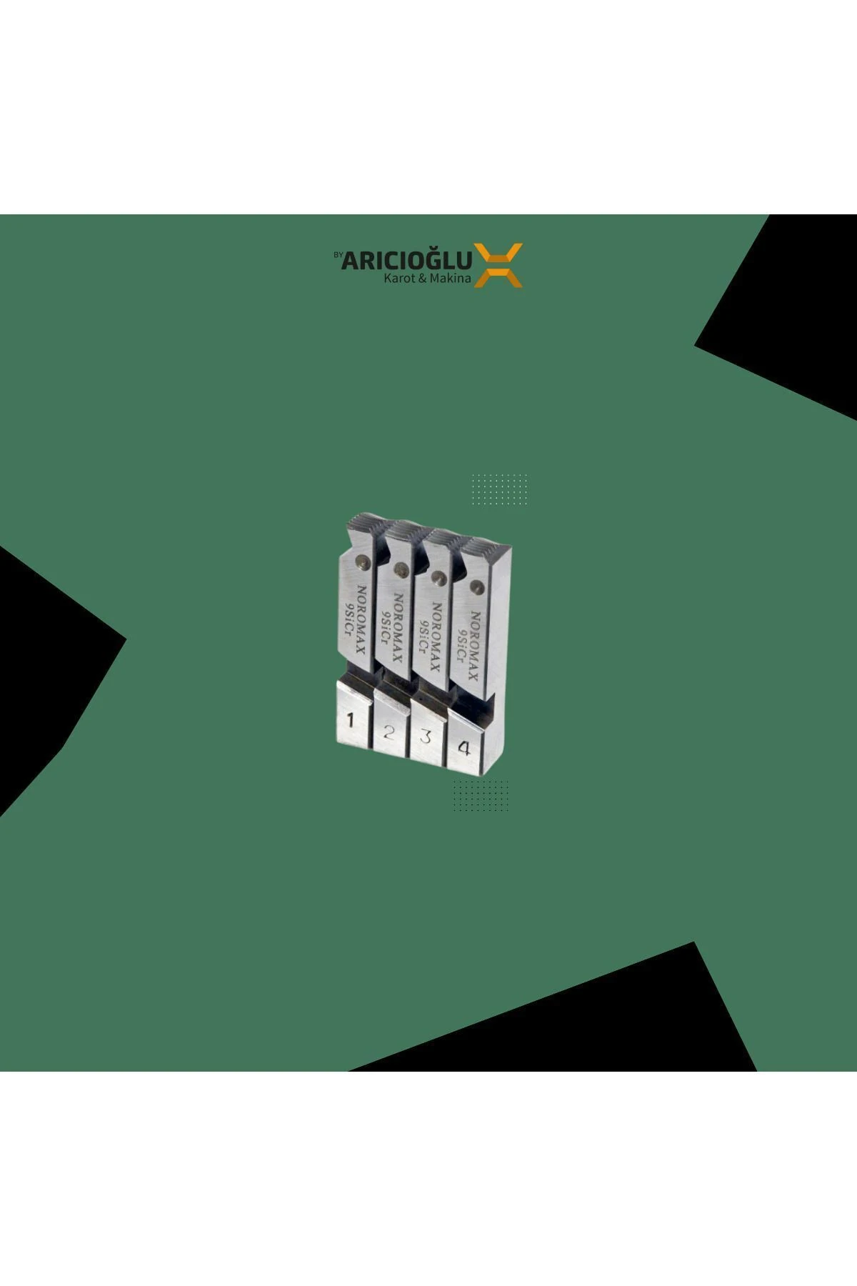 1''-2'' Tezgah Pafta Yedek Diş Açma tarağı Krom Çelik