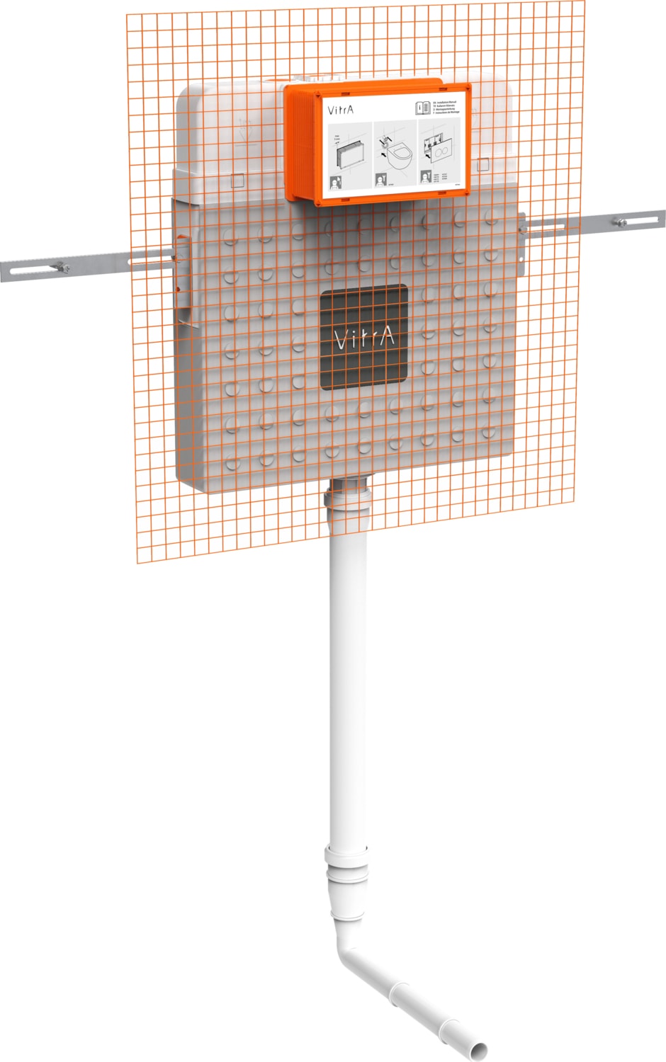 V8 768-1700-01 Gömme Rezervuar, Helataşları için, 3/6 L