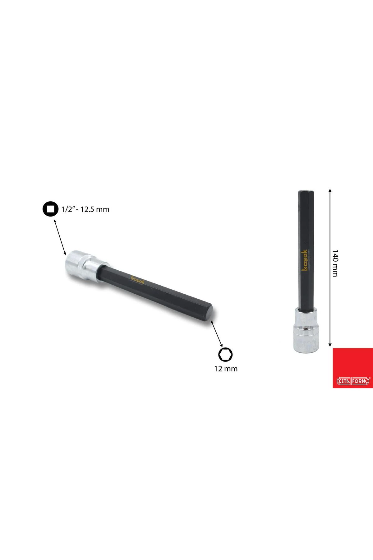 12 Mm Ekstra Uzun Tip 1/2” Lokmalı Allen C28s-h12xl