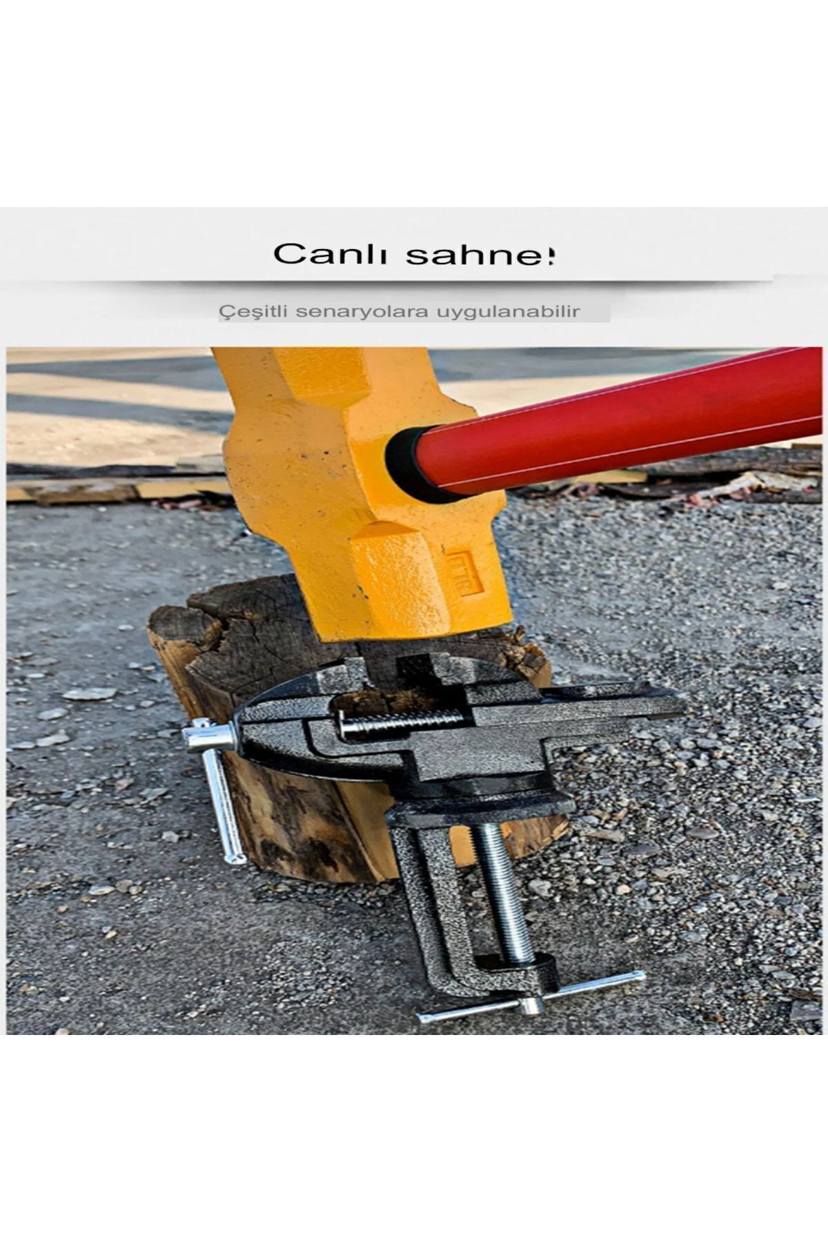 60Mm Dövme Çelik 360 Derece Döerli Sabit Masa Tezgah Mengenesi 5 Yıl Garanti Alaşımlı Dövme Çelik