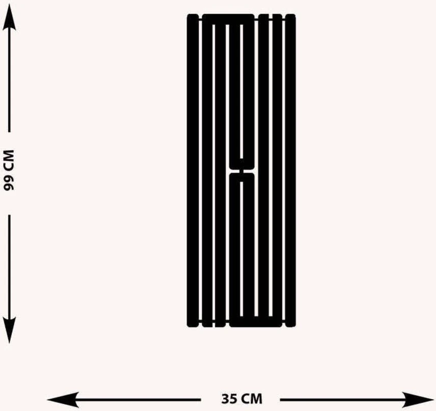 -Allah Islami Metal Tablo - Islami Ev Dekorasyonu - Dini Duvar Tabloları - 100 X 35 - Cm - Sıyah-Islm-114