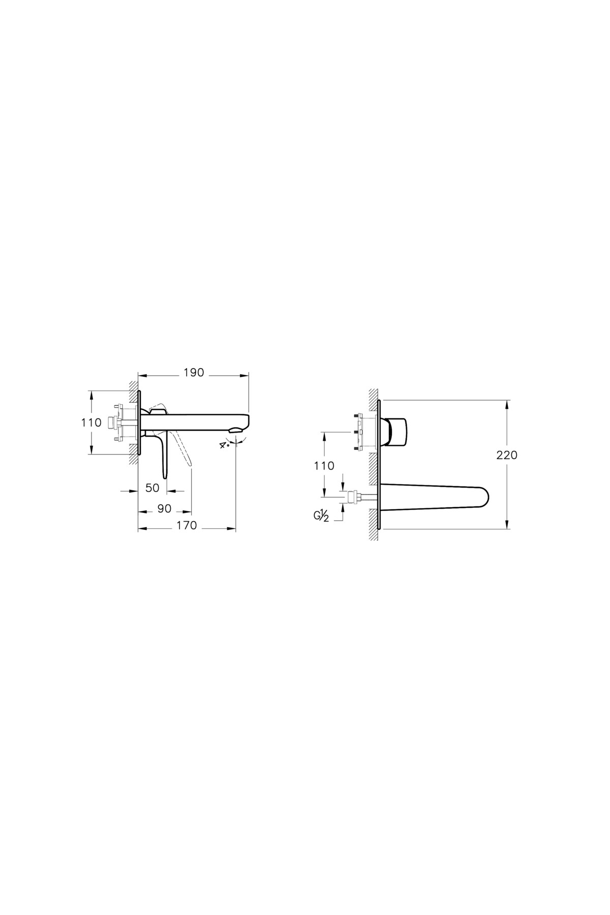 Artema Root Round A4272174 Ankastre Lavabo Bataryası, Soft Altın