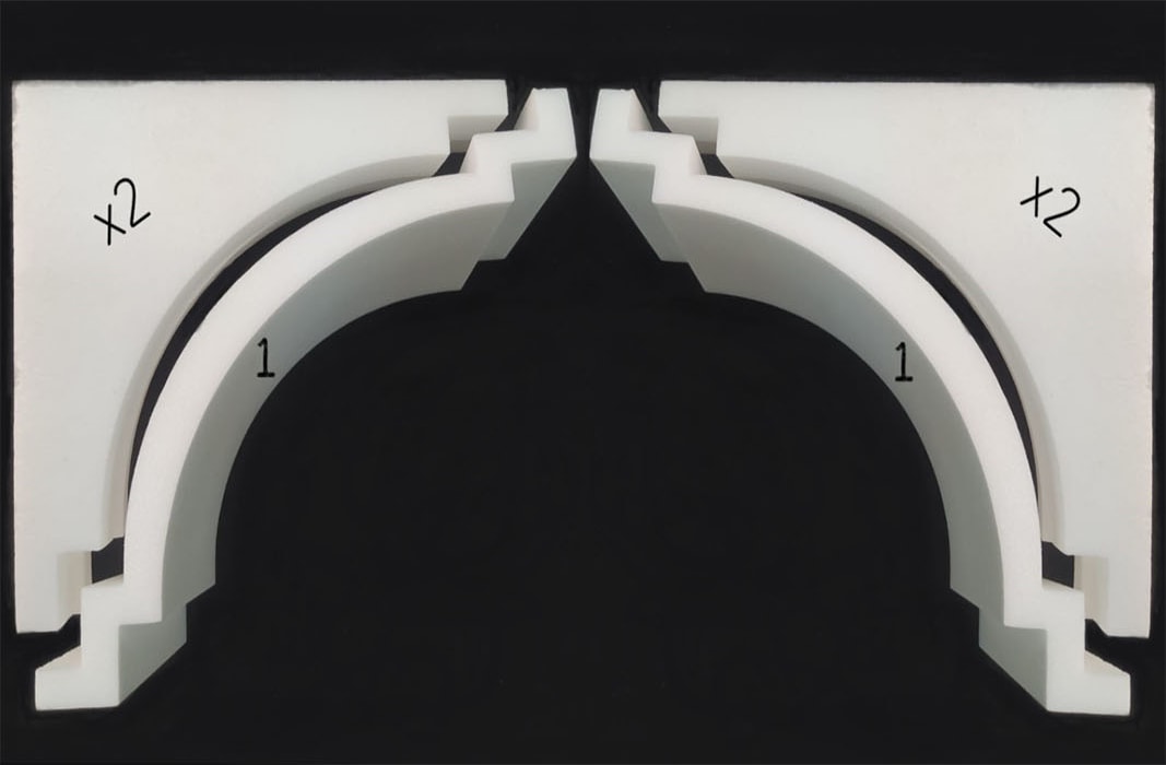 25 cm Stropiyer Kapı Kemer Takımı Demonte