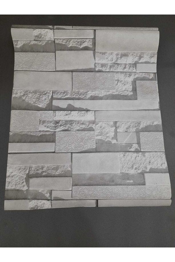 Taş Desenli 3boyutlu Duvar Kağıdı (5m2)