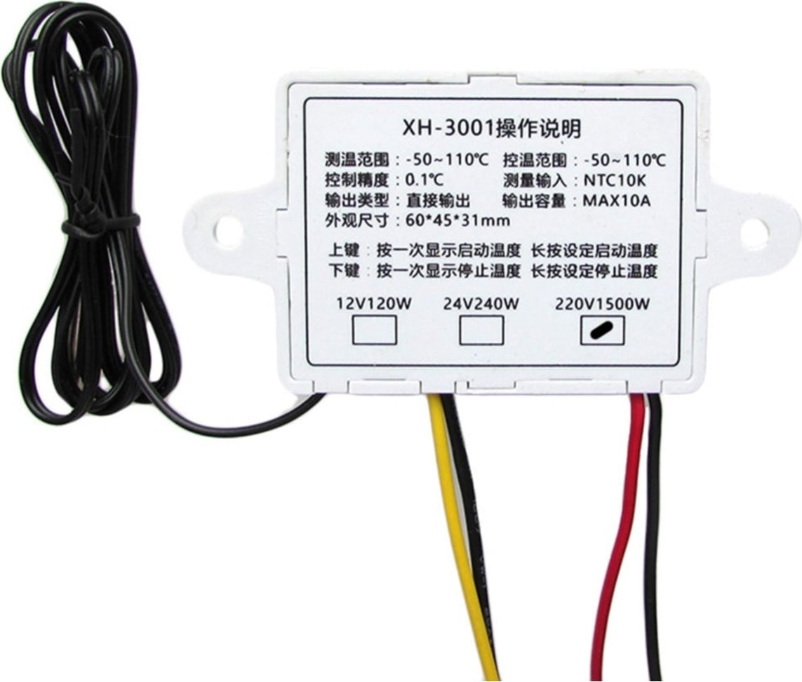 XH-W3001 / HW-735 Ac 220V 10A Dijital Termostat