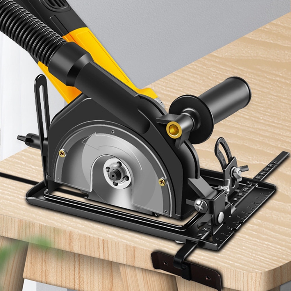 45°ayarlanabilir Kesme Derinliği Konumlandırma Braketi Açılı Taşlama Güçlendirme Kesme Makinesi Planya Tabanı 100-125MM Için (Yurt Dışından)