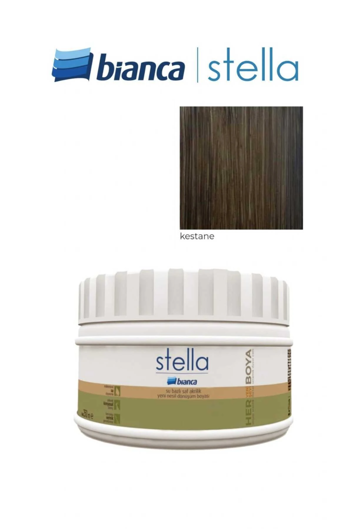 STELLA Ahşap Renkler Serisi 250ml - Kestane