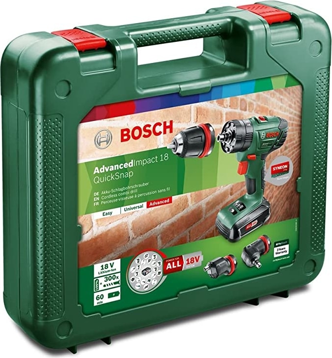 BOSCH Advanced Impact 18 (1.5AH Çift Akü + 3 Adaptör) 0.603.9A3.4