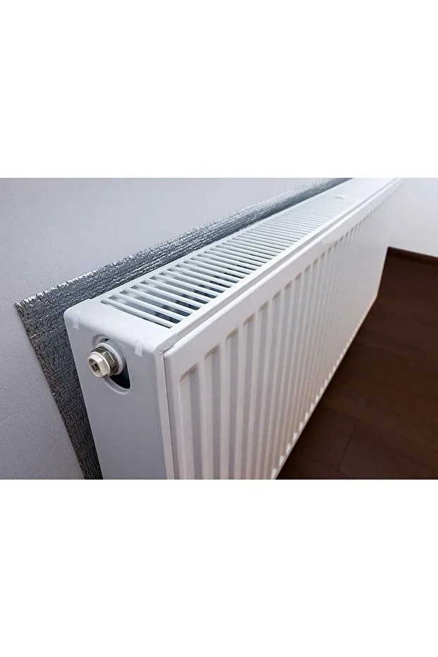 9 Adet 50x100 cm Kalınlık:10mm Alüminyum Folyolu Radyatör Petek Arkası Isı Yalıtım İzolasyon Levhası