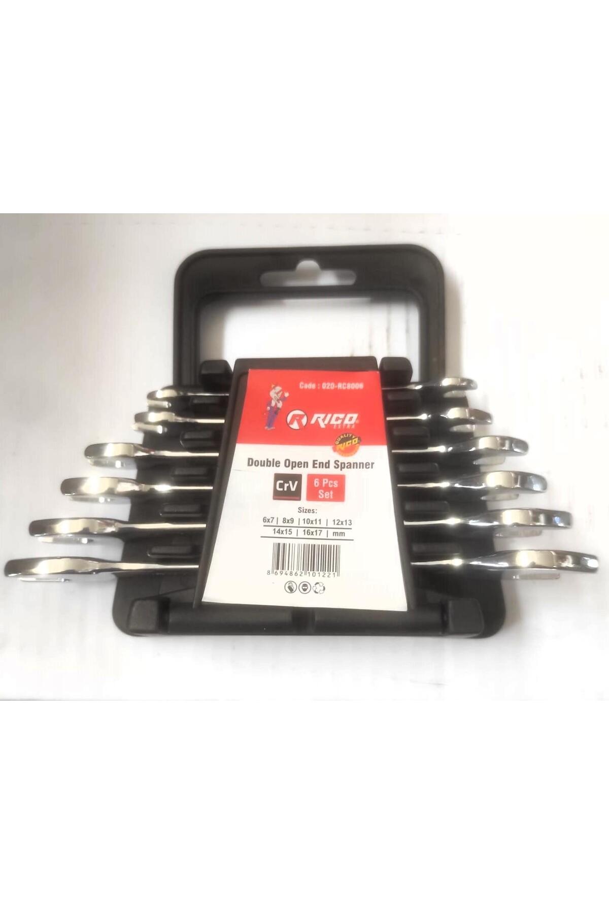 RİCO AÇIK AĞIZ ANAHTAR TAKIMI 6 PARÇA 020-RC8006