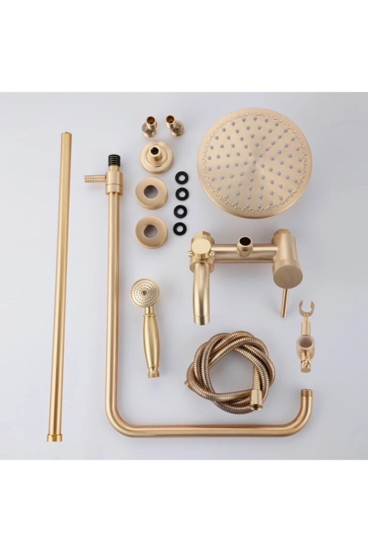 Banyo Bataryası Duş Seti Mat Gold Özel Seri Yeni Model 7 Yıl Garantili Ithal