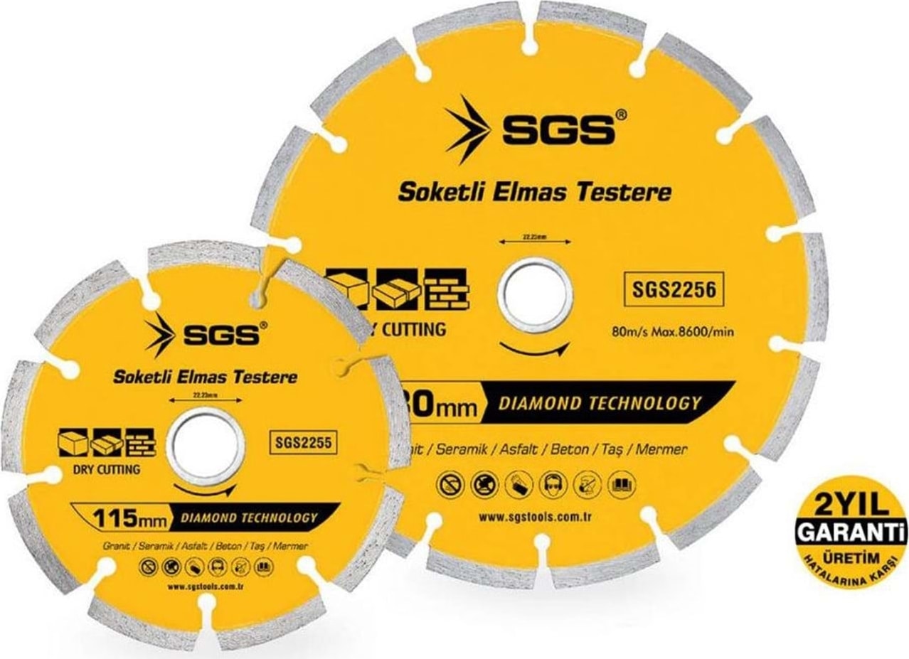 SGS 115Mm Soketli Elmas Testere 2255 (1 Adet)