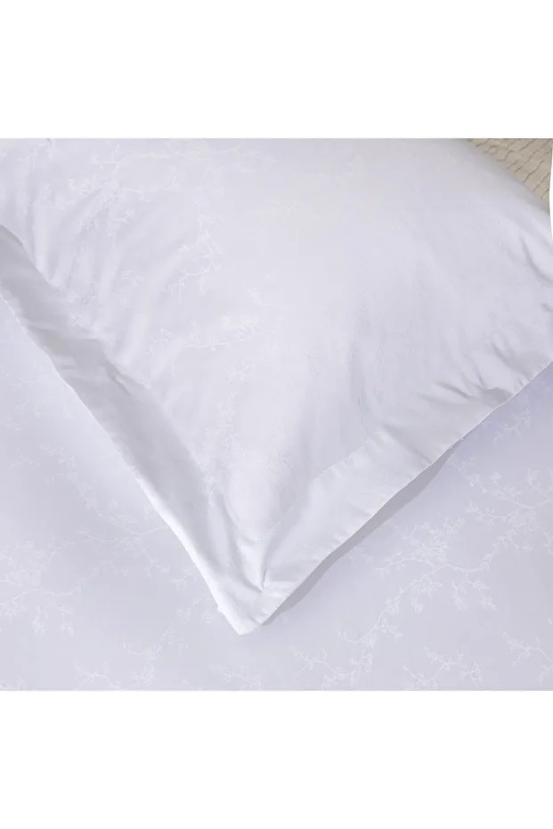 Veludo Nevresim Seti Ekstra Çift Kişilik 260x220 Cm Beyaz