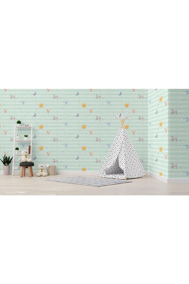 Genç Çocuk Desenli Duvar Kağıdı Adakids 8937-2