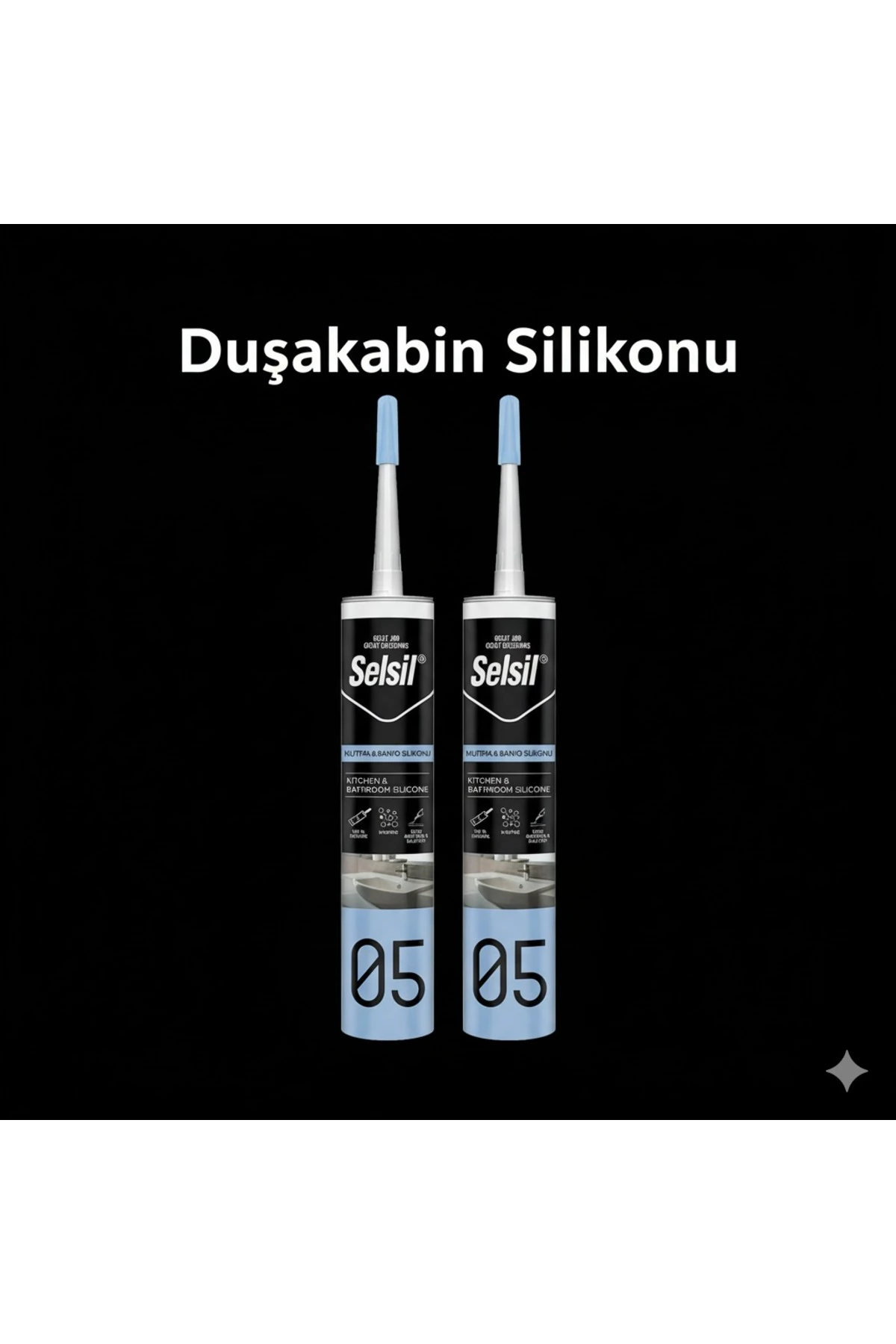 DUŞAKABİN SİLİKONU 2'Lİ PAKET
