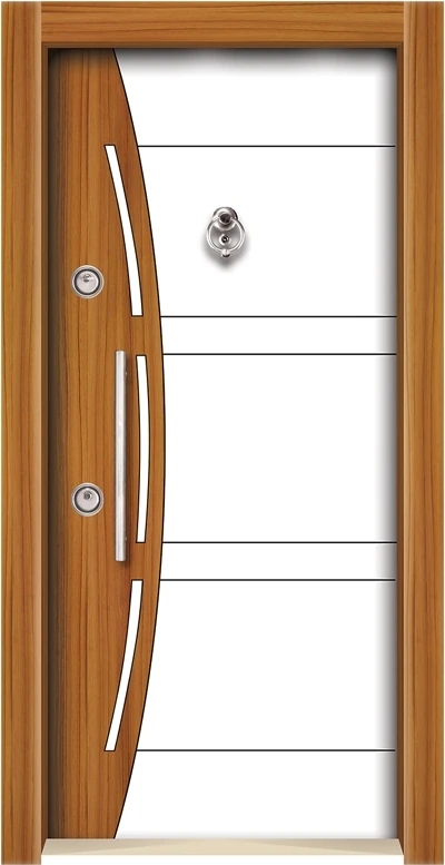3551 Ahşap Kaplama Çelik Kapı, Kaplama Çelik Kapılar