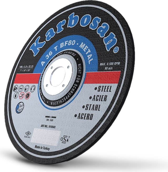 KARBOSAN Metal Kesme Taşı 115X3.0 - 50 Adet