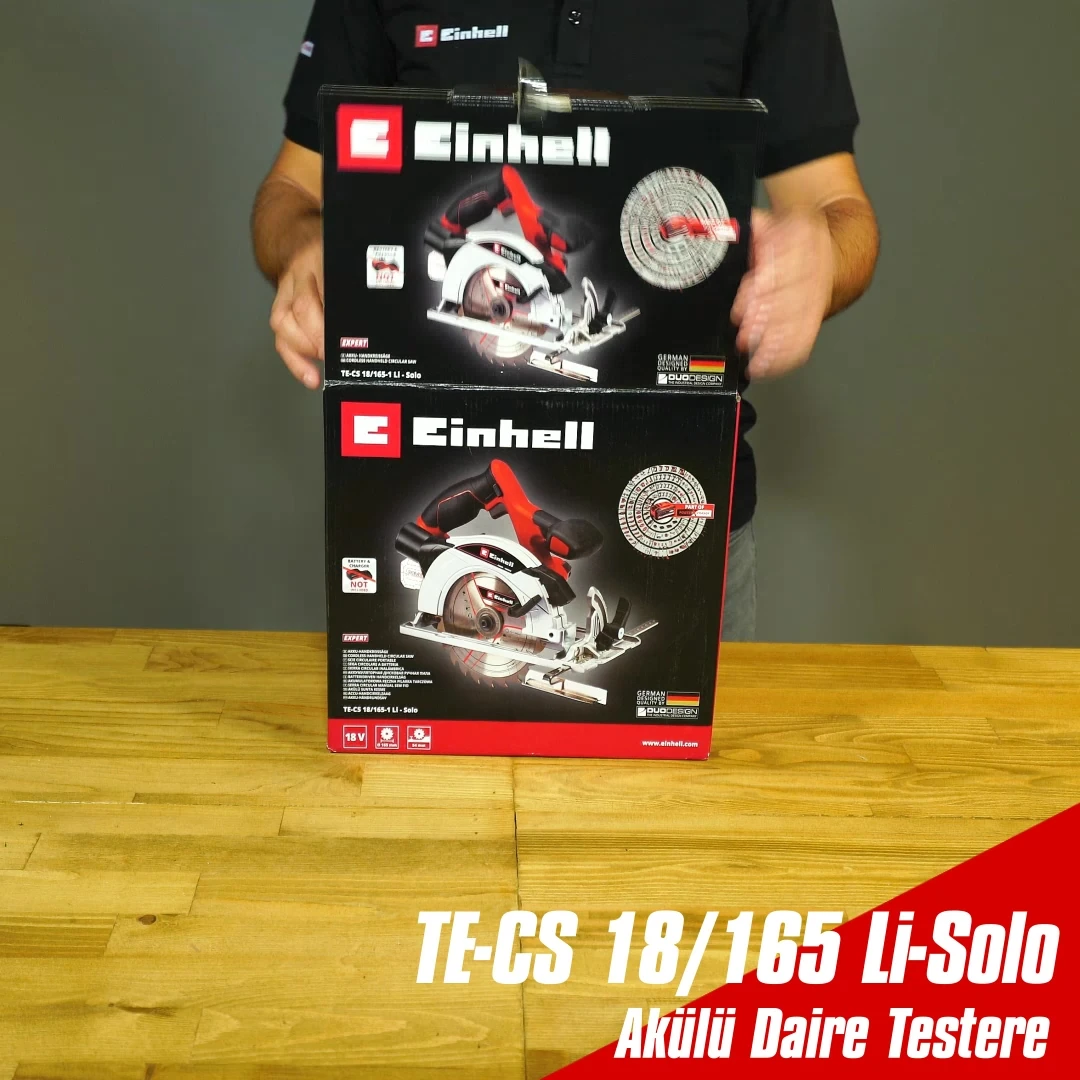 DAİRE TESTERE SOLO AKÜLÜ TE-CS 18/165-1 Lİ
