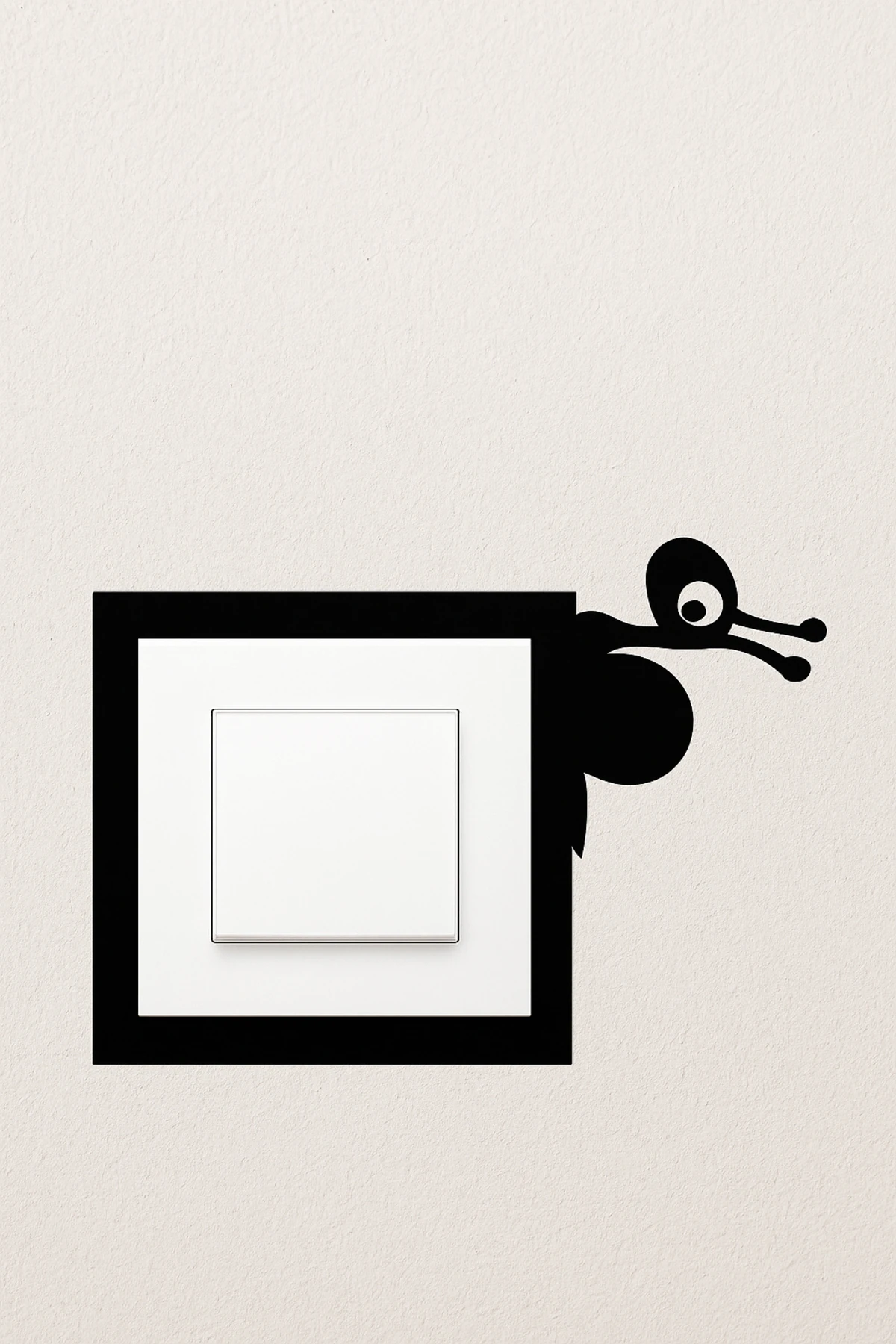 Salyangoz Şekilli Dekoratif Ahşap Anahtar Priz Çerçevesi Modern TR