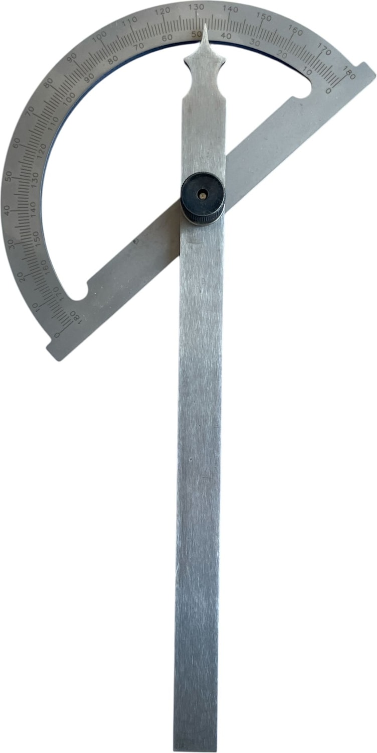 Açılı Iletki Gönye Açı Ölçer Cetvel 150X200 mm